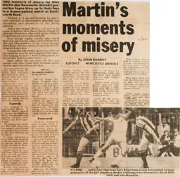 Match Report: Luton Town FC vs Newcastle United (17th Apr 1982)
