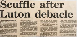 Match Report: Luton Town FC vs Newcastle United (17th Apr 1982)