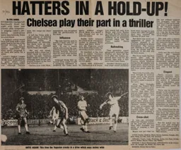 Match Report: Luton Town FC vs Chelsea (20th Apr 1982)