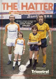 Programme: Luton Town FC vs Chelsea (20th Apr 1982)