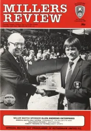 Programme: Rotherham United vs Luton Town FC (24th Apr 1982)