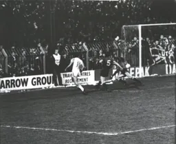 David Moss nets the fourth goal