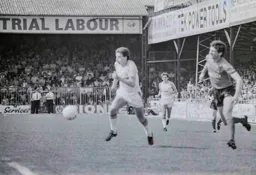 Steve White bursts through