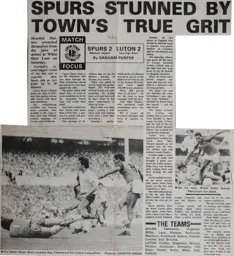 Match Report: Tottenham Hotspur vs Luton Town FC (28th Aug 1982)