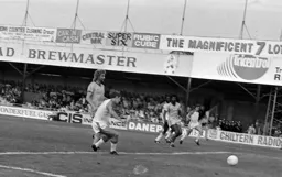 Paul Walsh nets his hat trick goal