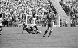 Ricky Hill taken down in midfield