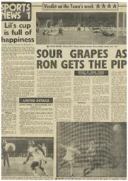 Match Report: Luton Town FC vs Manchester United (2nd Oct 1982)
