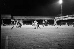 Brian Horton gets stuck in