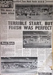 Match Report: Birmingham City vs Luton Town FC (9th Oct 1982)