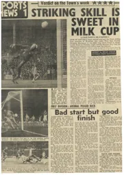 Match Report: Luton Town FC vs Arsenal (6th Nov 1982)