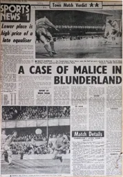 Match Report: Sunderland vs Luton Town FC (13th Nov 1982)
