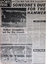 Match Report: Coventry City vs Luton Town FC (20th Nov 1982)