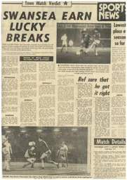 Match Report: Swansea City vs Luton Town FC (4th Dec 1982)
