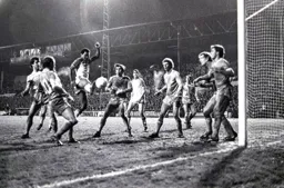 Just before the own goal