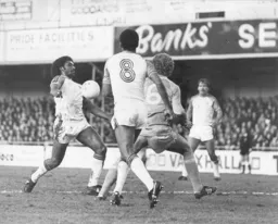 Ricky Hill demonstrating chest control