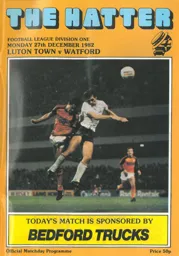 Programme: Luton Town FC vs Watford (27th Dec 1983)
