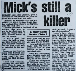 Match Report: Norwich City vs Luton Town FC (28th Dec 1983)