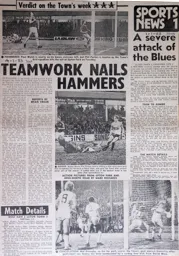 Match Report: West Ham United vs Luton Town FC (4th Jan 1983)