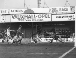 Frank Bunn unable to reach this cross