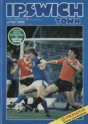Programme: Ipswich Town vs Luton Town FC (26th Feb 1983)