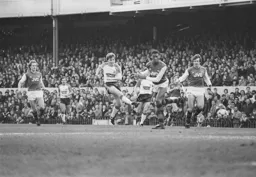 Mal Donaghy fires in a low shot