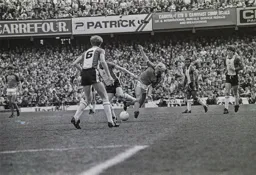 Paul Walsh sent tumbling