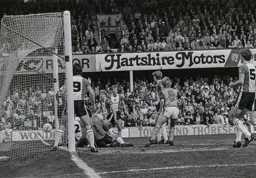 Southampton keeper Peter Shilton beaten