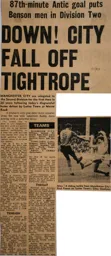 Match Report: Manchester City vs Luton Town FC (14th May 1983)