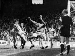 This effort by Brian Stein is blocked by City keeper Alex Williams