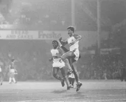 P 832 Frank Bunn looks happy after opening the scoring