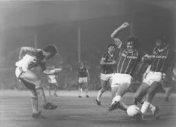 Paul Walsh`s shot is blocked