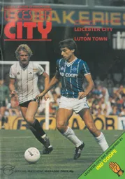 Programme: Leicester City vs Luton Town FC (31st Aug 1983)