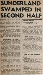 Match Report: Luton Town FC vs Sunderland (3rd Sep 1983)