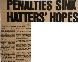 Match Report: Manchester United vs Luton Town FC (10th Sep 1983)