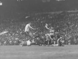 The ball is up there somewhere