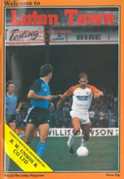 Programme: Luton Town FC vs Wolverhampton Wanderers (17th Sep 1983)