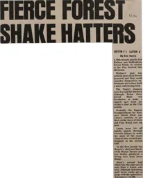 Match Report: Nottingham Forest vs Luton Town FC (24th Sep 1983)