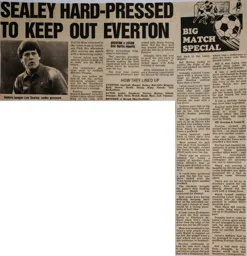 Match Report: Everton vs Luton Town FC (15th Oct 1983)