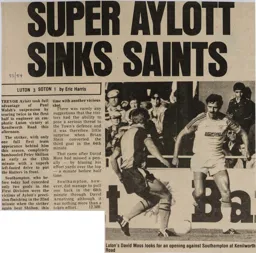 Match Report: Luton Town FC vs Southampton (22nd Oct 1983)