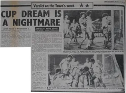 Match Report: Luton Town FC vs Rotherham United (25th Oct 1983)
