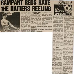 Match Report: Liverpool vs Luton Town FC (29th Oct 1983)