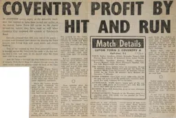 Match Report: Luton Town FC vs Coventry City (3rd Dec 1983)