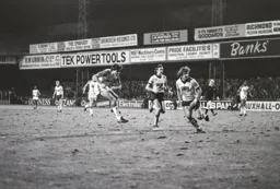 Trevor Aylott tries to add to his tally