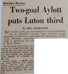 Match Report: Notts County vs Luton Town FC (26th Dec 1983)