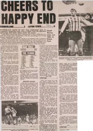 Match Report: Sunderland vs Luton Town FC (31st Dec 1983)
