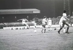 Brian Stein shoots from outside the box