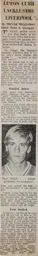 Match Report: Luton Town FC vs Liverpool (18th Feb 1984)