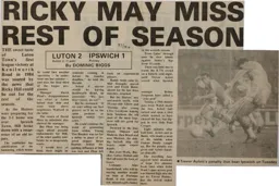 Match Report: Luton Town FC vs Ipswich Town (13th Mar 1984)