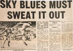 Match Report: Coventry City vs Luton Town FC (5th May 1984)