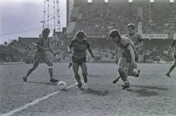 Paul Walsh bursts through